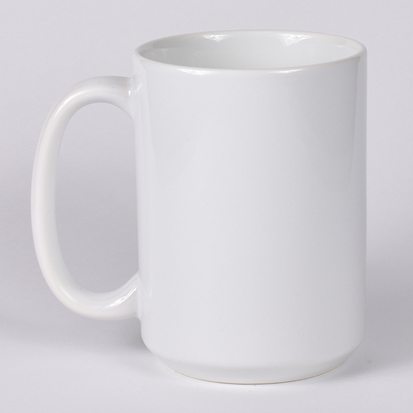 Conde Premium Sublimation Blank Ceramic Mug White with Color Handle and  Rim, 15oz (24) 